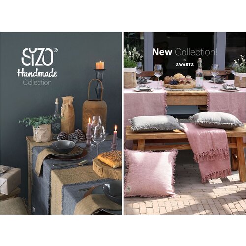 Sizo Handmade Sizo Handmade Plaid 130 x 170 cm - Gray