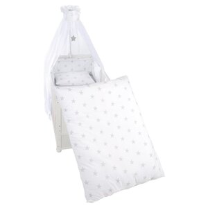 Roba Roba Bed linen set Little Stars 135 x 100 cm cotton white 4-piece
