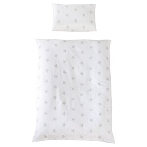 Roba Ropa de cama Roba Little Stars 135 x 100 cm Algodón Blanco 2 piezas Roba Ropa de cama Roba Little Stars 135 x 100 cm Algodón Blanco 2 piezas