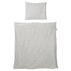 Roba Biancheria da letto Roba Miffy Junior 80 X 80 cm Cotone Grigio 2 pezzi Roba Biancheria da letto Roba Miffy Junior 80 X 80 cm Cotone Grigio 2 pezzi