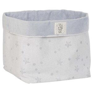 Pericles Cesto portaoggetti Pericles Star Large 36 cm Bianco/Nero