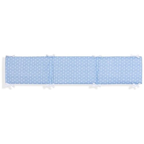 Interbaby Interbaby Box rug star junior 40 x 185 cm cotton blue