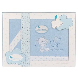 Interbaby Interbaby Bedding Baby Love 106 cm Fleece blue 3-piece