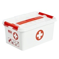 Sunware Q-Line First Aid Box avec couvercle 6 litres