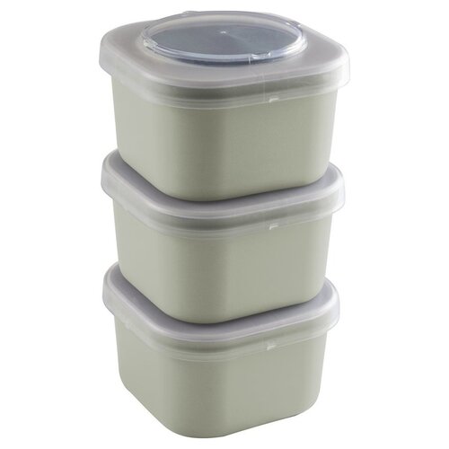 Sunware Sunware Sigma Home - Food to Go Lunch Boxs - Ensemble de 3 - Green