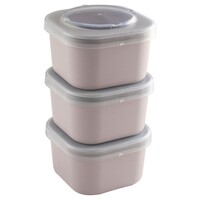 Sunware Sigma Home – Lunchboxen zum Mitnehmen – 3er-Set – Pink