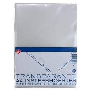 10 pieces of insert covers A4 | Transparent