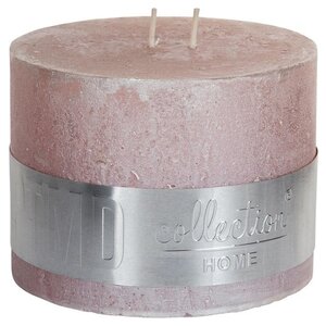 PTMD PTMD Candle Metallic Pink - 9 x 12 cm