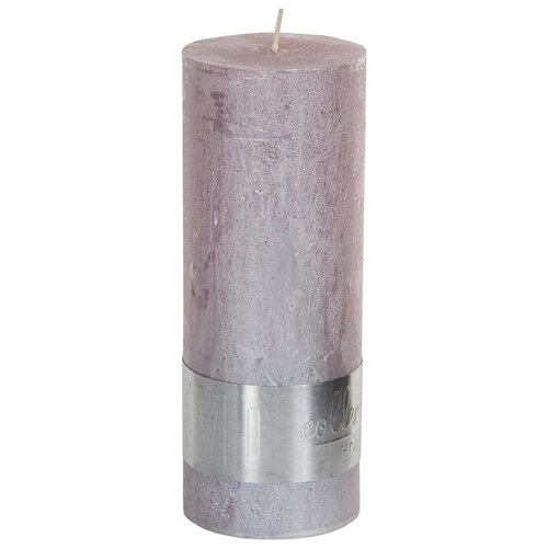 PTMD PTMD Candle Metallic Soft Pink - 18 x 7 cm