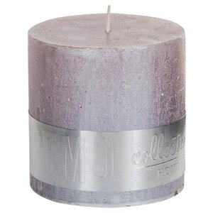 PTMD PTMD Candle Metallic Soft pink - 10 x 10 cm