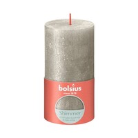 Bolsius Stompkaars Shimmer Champagne - Ø68 mm - Hoogte 13 cm - 60 Branduren