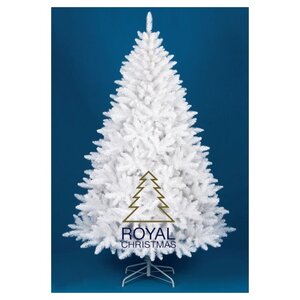 Royal Christmas Royal Christmas Witte Kunstkerstboom Washington Promo 180cm met LED Royal Christmas Royal Christmas Witte Kunstkerstboom Washington Promo 180cm met LED