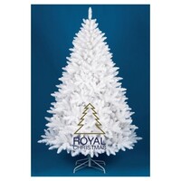 Royal Christmas White Artificial Christmas Tree Washington Promo 210cm with LED