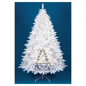 Royal Christmas Royal Christmas White Artificial Christmas Tree Washington Promo 240cm with LED