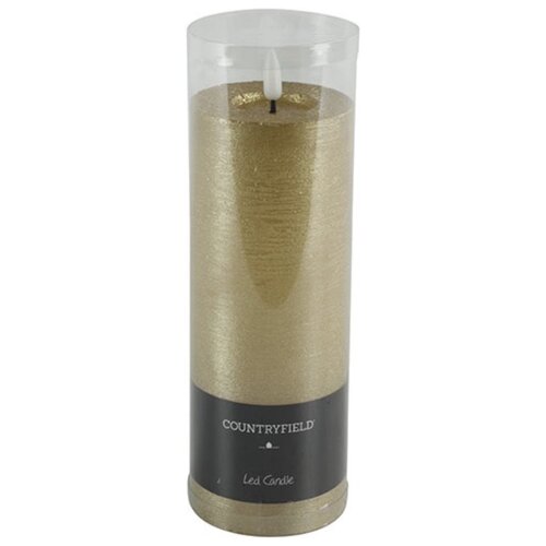 Countryfield Countryfield LED Stub candle Rustic 20 cm - Gold