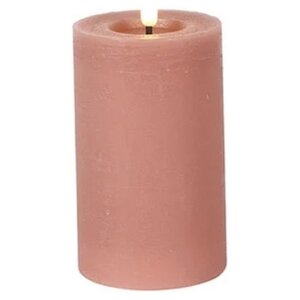 Countryfield Countryfield LED Stub candle Rustic 12.5 cm - Pink Countryfield Countryfield LED Stub candle Rustic 12.5 cm - Pink