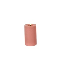 Countryfield LED Stub candle Rustic 15 cm - Pink