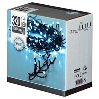 Home & Styling Kerstboomverlichting 24 M Rubber Wit 320 Stuks