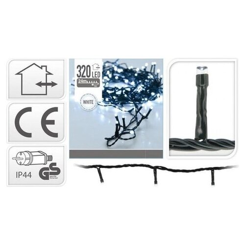 Home & Styling Christmas tree lighting 24 m rubber white 320 pieces Home & Styling Christmas tree lighting 24 m rubber white 320 pieces