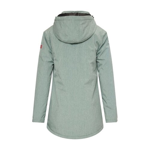 Nordberg Nordberg - Olla Softshell Outdoorjas - Dames - Groen melange - Maat S Nordberg Nordberg - Olla Softshell Outdoorjas - Dames - Groen melange - Maat S