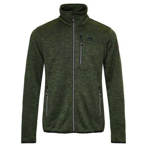 Nordberg Nordberg Benjamin Fleece Cardigan – Herren – Grün Melange – Größe 3XL