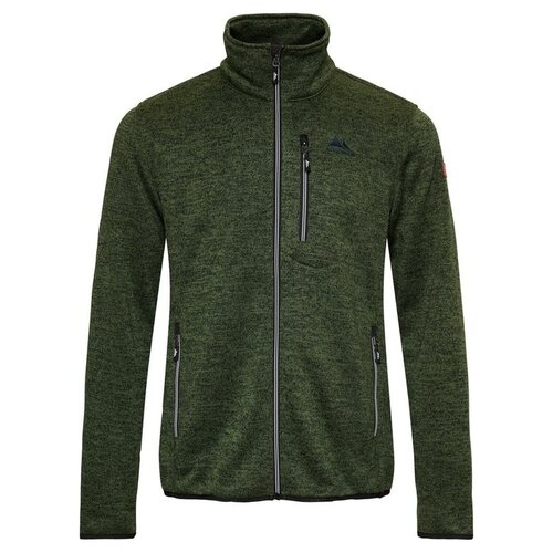 Nordberg Nordberg Benjamin Fleece Cardigan – Herren – Grün Melange – Größe 4XL