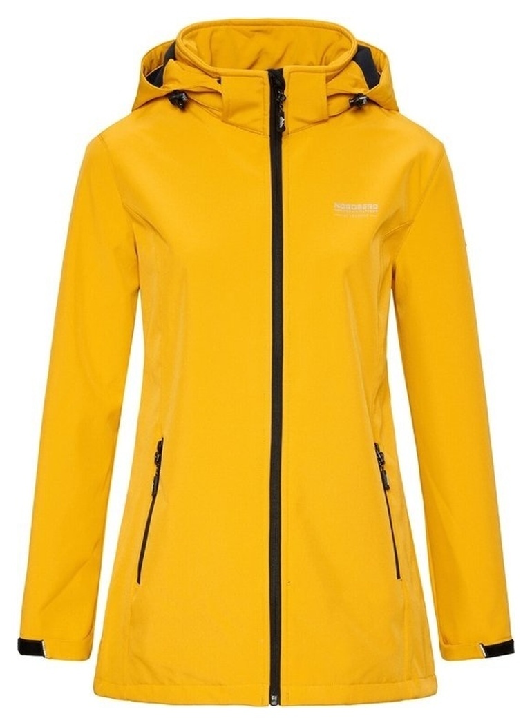 Nordberg Iris Damen - Kleidung - Yellow Größe - L Jacken | Sommerjacke Softshell Webshop | Gelb Outdoor 
