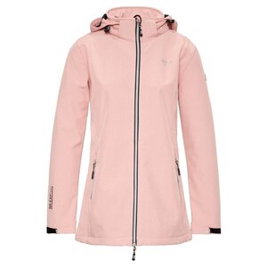 Nordberg Nordberg Ronda - Softshell Outdoor Zomerjas Dames - Roze Melange - Maat XXL