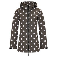 Nordberg Polka Punkt halbe Damen Softshell - Farbe Grün - Größe s