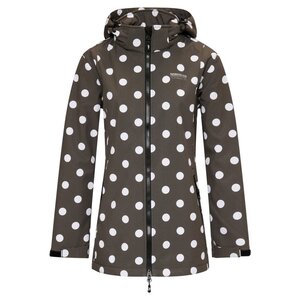 Nordberg Nordberg Polka Dot Half Ladies Softshell - Color Green - Size S