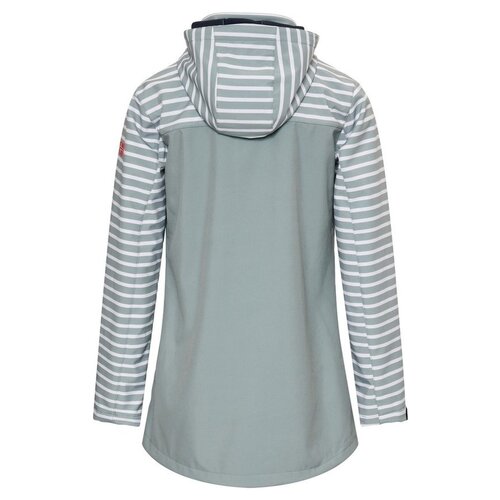 Nordberg Nordberg Maddy - Softshell Outdoor Sommerjacke Damen - Green Stripe - Größe M