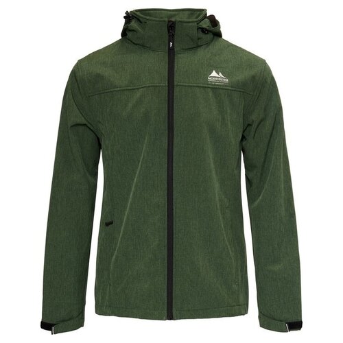 Nordberg Nordberg Kjeld - Softshell Outdoor Zomerjas Heren - Groen Melange - Maat L