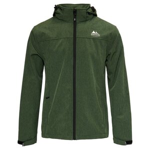 Nordberg Nordberg Kjeld - Giacca estiva Softshell Outdoor da uomo - Verde melange - Taglia XXL