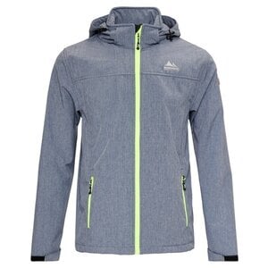 Nordberg Nordberg Mats - Giacca estiva softshell da uomo - Blu oceano/Grigio melange - Taglia M