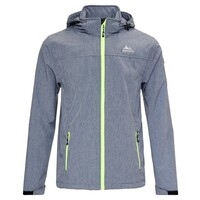 Nordberg Mats - Softshell Outdoor Zomerjas Heren - Oceaan Blauw/Grijs Melange - Maat L