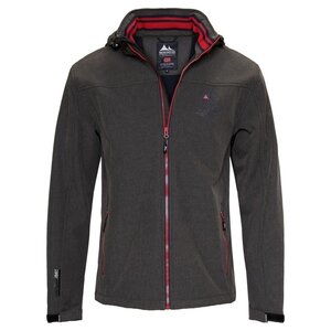 Nordberg Nordberg Trond - Softshell Outdoor Sommerjacke Herren - Anthrazit/Dunkelgrau Melange - Größe M