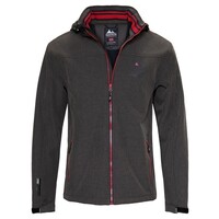 Nordberg Trond - Softshell Outdoor Zomerjas Heren - Antraciet/Donkergrijs Melange - Maat L