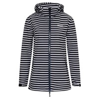 Nordberg Breton - Softshell extérieur veste d'été dames - marine / bleu foncé rayé - taille m