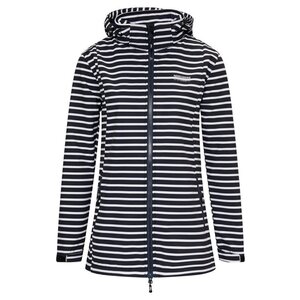 Nordberg Nordberg Breton - Softshell Outdoor Sommerjacke Damen - Navy/Dunkelblau gestreift - Größe M