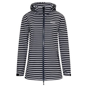 Nordberg Nordberg Breton - Softshell Outdoor Summer Jacket Ladies - Navy/Dark blue striped - Size M