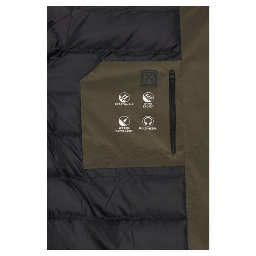 Nordberg Nordberg Helga - Lange Winterjas - Dames - Army - Maat 3XL