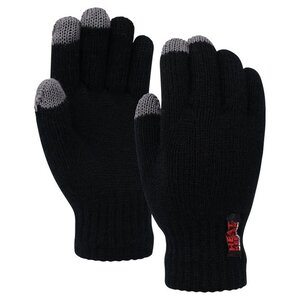 Heat Keeper Heat Keeper Thermo Gloves - Color Black - I -Touch - One Size