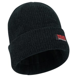 Heat Keeper Chapeau de gardien de chaleur chenille - couleur noire - - une taille