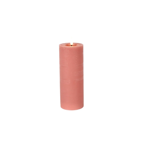 Countryfield Vela de pilar LED rústica Countryfield de 20 cm - Rosa Countryfield Vela de pilar LED rústica Countryfield de 20 cm - Rosa
