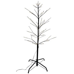 Kerstboom met LED Ramon 100 cm - Zwart