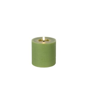 Countryfield Countryfield LED Stub candle Rustic 10 cm - Light green