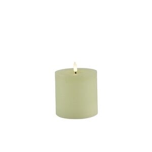 Countryfield Vela de pilar LED rústica Countryfield de 10 cm - Crema