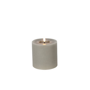 Countryfield Candela a colonna LED Countryfield rustica 10 cm - Grigio