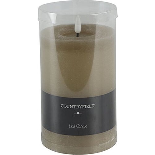 Countryfield Country LED Stub Candle Rustique 15 cm - Beige