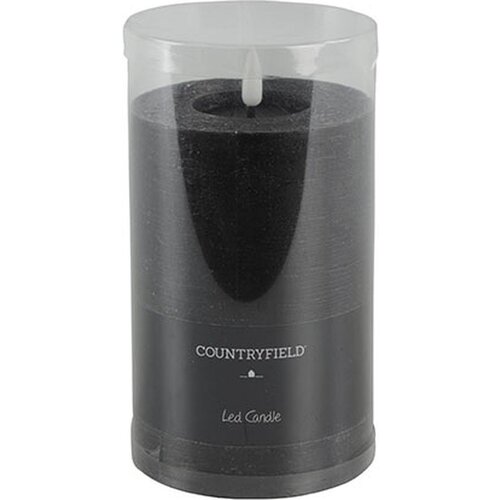 Countryfield Countryfield LED Stub candle Rustic 15 cm - Black